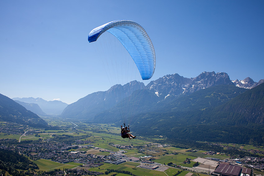 Tandemflug Paragleiter